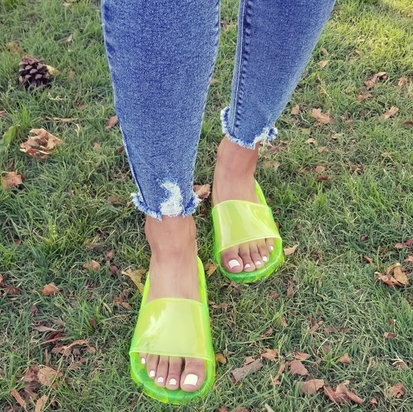Shoes - LIME Sandal  Women's Slides